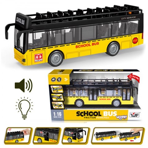WOOPIE Autobus ze Światłami i Otwieranymi Drzwiami WOOPIE Autobus ze Światłami i Otwieranymi Drzwiami