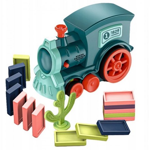 WOOPIE Electric Train Locomotive for Domino Blocks 63 pcs. WOOPIE Electric Train Locomotive for Domino Blocks 63 pcs.
