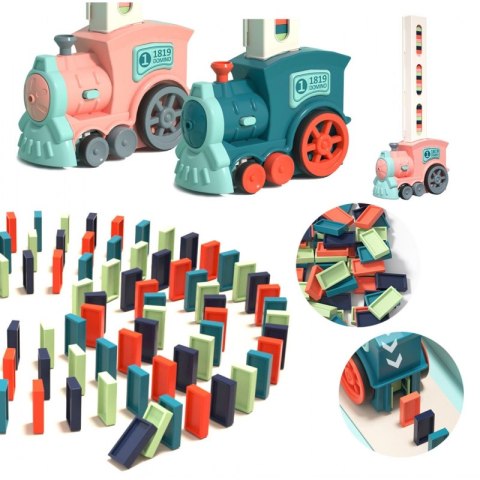 WOOPIE Electric Train Locomotive for Domino Blocks 63 pcs. WOOPIE Electric Train Locomotive for Domino Blocks 63 pcs.