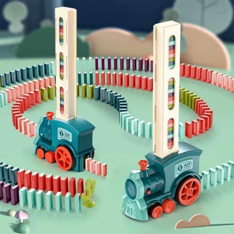 WOOPIE Electric Train Locomotive for Domino Blocks 63 pcs. WOOPIE Electric Train Locomotive for Domino Blocks 63 pcs.