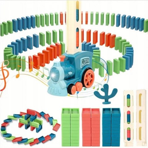 WOOPIE Electric Train Locomotive for Domino Blocks 63 pcs. WOOPIE Electric Train Locomotive for Domino Blocks 63 pcs.