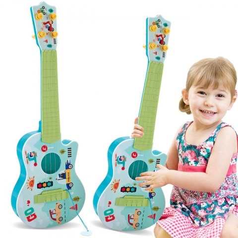 WOOPIE Gitara Akustyczna dla Dzieci Zielona 43 cm WOOPIE Gitara Akustyczna dla Dzieci Zielona 43 cm