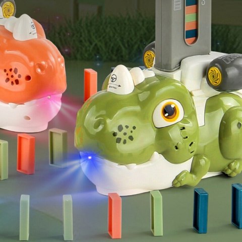 WOOPIE Interaktywna Ciuchcia Dinozaur Domino Zielony WOOPIE Interaktywna Ciuchcia Dinozaur Domino Zielony