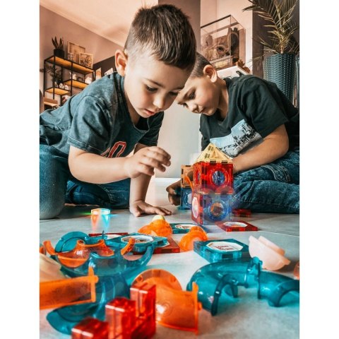 WOOPIE Klocki Magnetyczne Tor Kulkowy Świetlny 75 el. WOOPIE Klocki Magnetyczne Tor Kulkowy Świetlny 75 el.