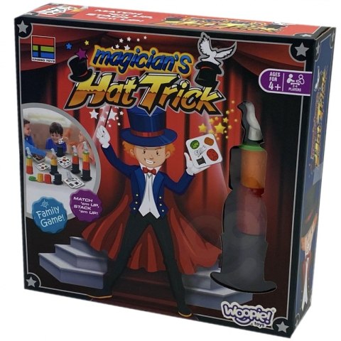 WOOPIE Gra sztuczki Magiczne z Kapeluszem Mały Magik 4+ WOOPIE Gra sztuczki Magiczne z Kapeluszem Mały Magik 4+