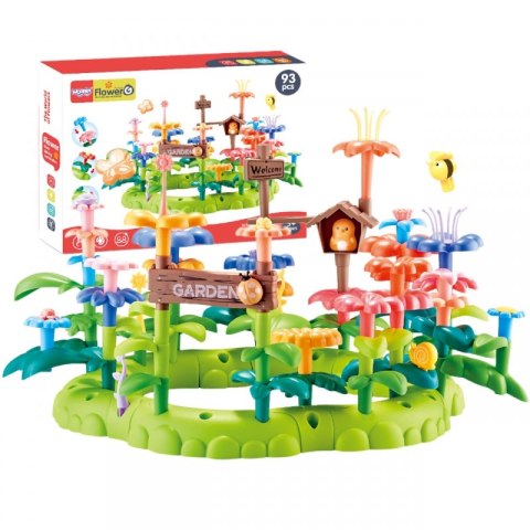 WOOPIE Magiczny Ogródek Montessori Klocki Konstrukcyjne XXL 93 el. WOOPIE Magiczny Ogródek Montessori Klocki Konstrukcyjne XXL 93 el.
