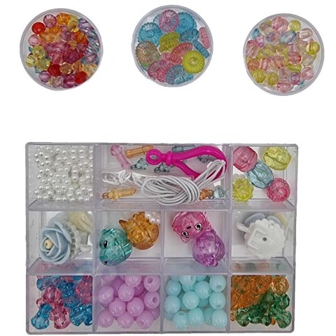 WOOPIE ART&FUN Zestaw do Robienia Biżuteri Bransoletek Wisiorków Pirścionków Kolczyków ze Zwierzątkami WOOPIE ART&FUN Zestaw do Robienia Biżuteri Bransoletek Wisiorków Pirścionków Kolczyków ze Zwierzątkami