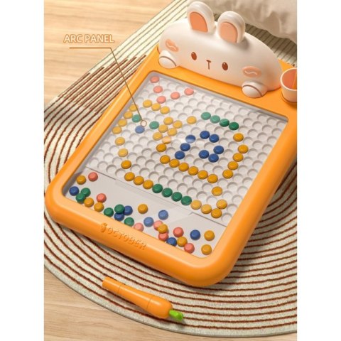 WOOPIE Tablica Magnetyczna Montessori MagPad Do Rysowania Królik Marchewka WOOPIE Tablica Magnetyczna Montessori MagPad Do Rysowania Królik Marchewka