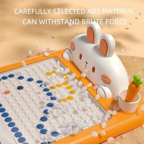 WOOPIE Tablica Magnetyczna Montessori MagPad Do Rysowania Królik Marchewka WOOPIE Tablica Magnetyczna Montessori MagPad Do Rysowania Królik Marchewka