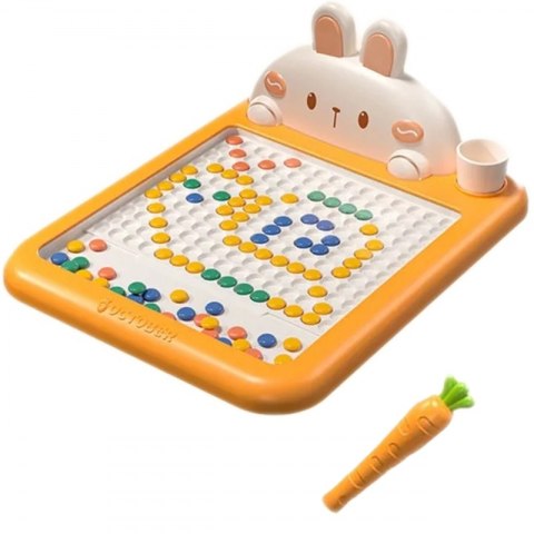 WOOPIE Tablica Magnetyczna Montessori MagPad Do Rysowania Królik Marchewka WOOPIE Tablica Magnetyczna Montessori MagPad Do Rysowania Królik Marchewka