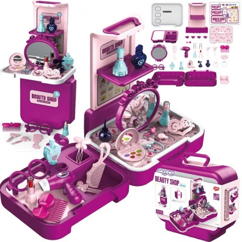WOOPIE Toaletka Kosmetyczka Salon Urody Przenośny Walizka 2w1 WOOPIE Toaletka Kosmetyczka Salon Urody Przenośny Walizka 2w1