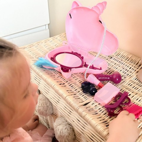 WOOPIE Toaletka dla Dziewczynki 2w1 Salon Piękności w Torebce Jednorożec WOOPIE Toaletka dla Dziewczynki 2w1 Salon Piękności w Torebce Jednorożec