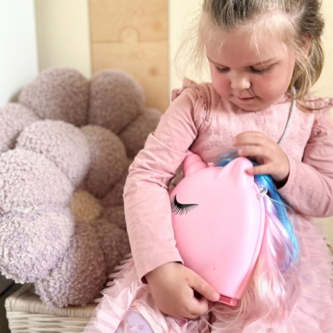 WOOPIE Toaletka dla Dziewczynki 2w1 Salon Piękności w Torebce Jednorożec WOOPIE Toaletka dla Dziewczynki 2w1 Salon Piękności w Torebce Jednorożec