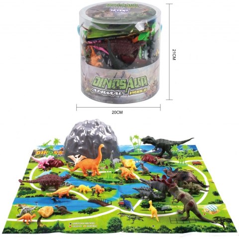 WOOPIE Zestaw Figurki Dinozaury 34 szt. WOOPIE Zestaw Figurki Dinozaury 34 szt.