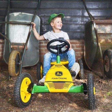 BERG Gokart na Pedały Buddy John Deere 3-8 lat do 50 kg BERG Gokart na Pedały Buddy John Deere 3-8 lat do 50 kg