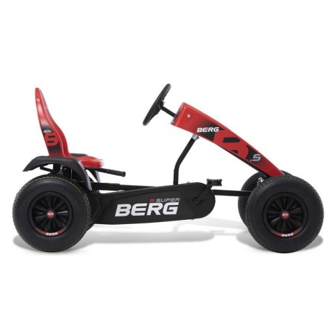 BERG Gokart na Pedały XL B.Super Red BFR Pompowane Koła od 5 lat do 100 kg BERG Gokart na Pedały XL B.Super Red BFR Pompowane Koła od 5 lat do 100 kg