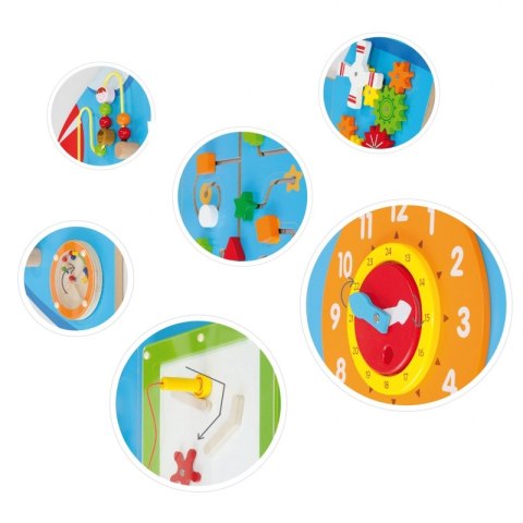 VIGA Drewniana Tablica Sensoryczna Manipulacyjna Samolot Certyfikat FSC Montessori VIGA Drewniana Tablica Sensoryczna Manipulacyjna Samolot Certyfikat FSC Montessori