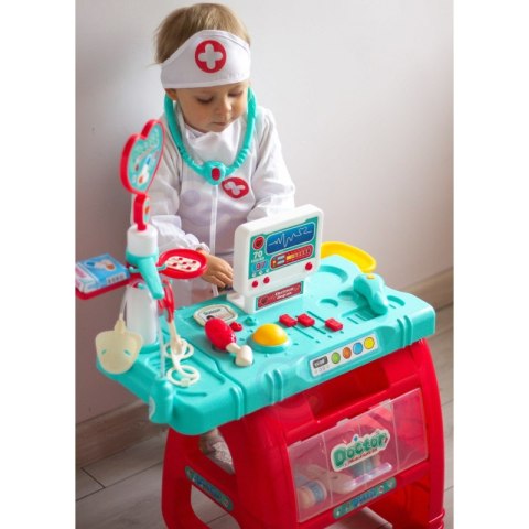 WOOPIE Gabinet Małego Lekarza Doktora Światło Dźwięk + 22 akc WOOPIE Gabinet Małego Lekarza Doktora Światło Dźwięk + 22 akc
