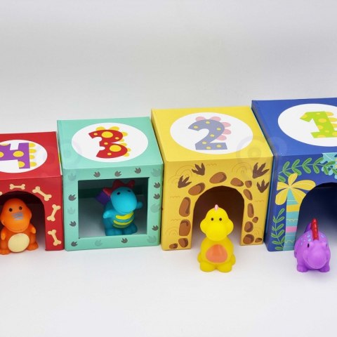 TOOKY TOY Drewniane Klocki Układanka Edukacyjna + 6 Figurek do zabawy 12 el. TOOKY TOY Drewniane Klocki Układanka Edukacyjna + 6 Figurek do zabawy 12 el.