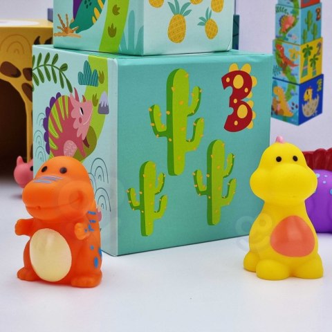 TOOKY TOY Drewniane Klocki Układanka Edukacyjna + 6 Figurek do zabawy 12 el. TOOKY TOY Drewniane Klocki Układanka Edukacyjna + 6 Figurek do zabawy 12 el.