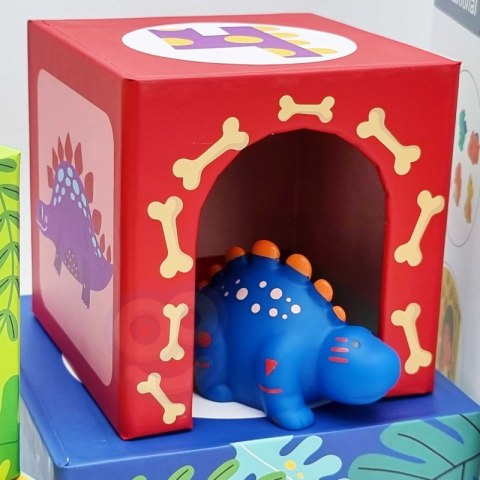 TOOKY TOY Drewniane Klocki Układanka Edukacyjna + 6 Figurek do zabawy 12 el. TOOKY TOY Drewniane Klocki Układanka Edukacyjna + 6 Figurek do zabawy 12 el.