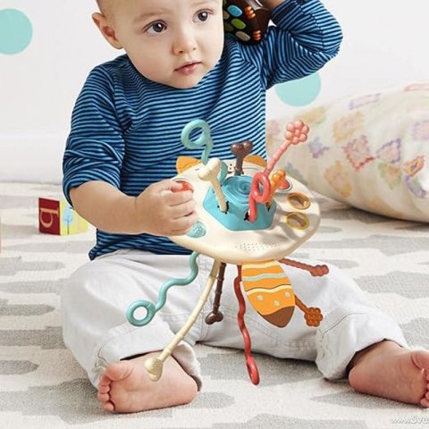 WOOPIE BABY Zabawka Sensoryczna Montessori Gryzak Grzechotka Wielofunkcyjny Lis WOOPIE BABY Zabawka Sensoryczna Montessori Gryzak Grzechotka Wielofunkcyjny Lis