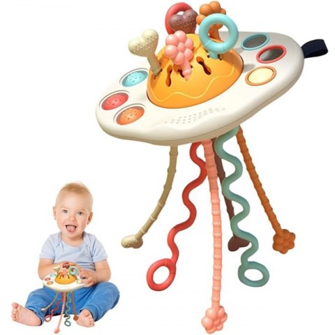 WOOPIE BABY Zabawka Sensoryczna Montessori Gryzak Grzechotka Wielofunkcyjny UFO WOOPIE BABY Zabawka Sensoryczna Montessori Gryzak Grzechotka Wielofunkcyjny UFO