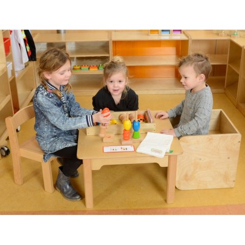 MASTERKIDZ Duża Drewniana Nawlekanka Sznurowanka Montessori MASTERKIDZ Duża Drewniana Nawlekanka Sznurowanka Montessori