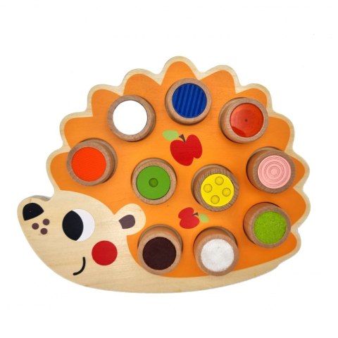TOOKY TOY Drewniana Układanka Jeż Nauka Kształtów Kolorów Liczb TOOKY TOY Drewniana Układanka Jeż Nauka Kształtów Kolorów Liczb