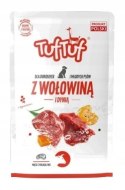MOKRA KARMA DLA PSA WOŁOWINA + DYNIA TUF TUF SASZETKA 10 X 500G 65% MIĘSA