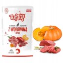 MOKRA KARMA DLA PSA WOŁOWINA + DYNIA TUF TUF SASZETKA 10 X 500G 65% MIĘSA