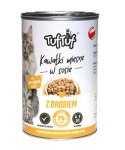TUF TUF puszka kawałki mięsne z drobiem dla kota 415g