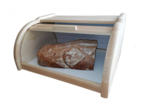 Chlebak Drewniany Duży Decoupage Surowy Naturalny Chlebak Drewniany Duży Decoupage Surowy Naturalny