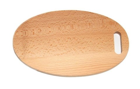 Deska do krojenia drewniana owalna 35 Cm HIT Deska do krojenia drewniana owalna 35 Cm HIT