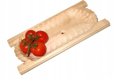 Korytko koryto rzeźbione drewniane do potraw 60 cm Korytko koryto rzeźbione drewniane do potraw 60 cm