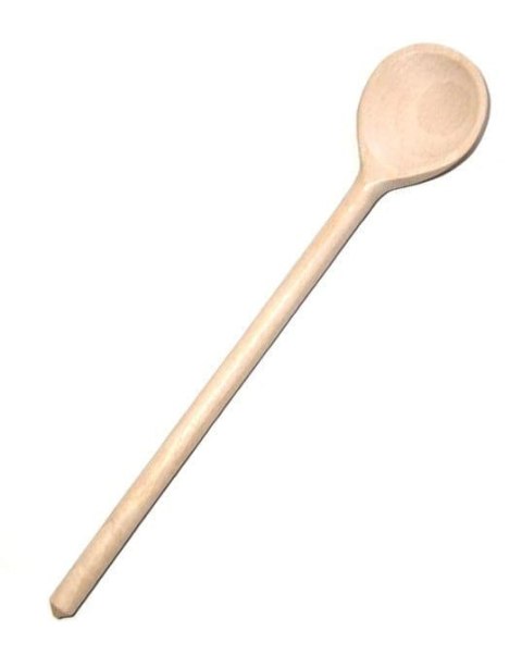 Łyżka drewniana Okrągła 25 Cm Łyżka drewniana Okrągła 25 Cm