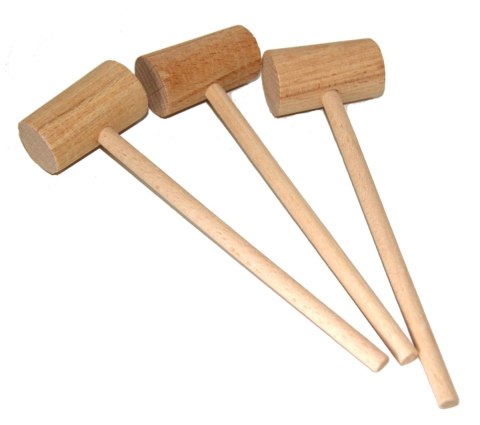 Tłuczek młotek drewniany Mini 16 Cm Tłuczek młotek drewniany Mini 16 Cm
