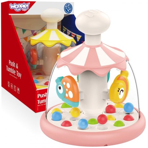 WOOPIE BABY Kolorowe Zwierzątka Różowy Bączek z Kulkami Karuzela WOOPIE BABY Kolorowe Zwierzątka Różowy Bączek z Kulkami Karuzela