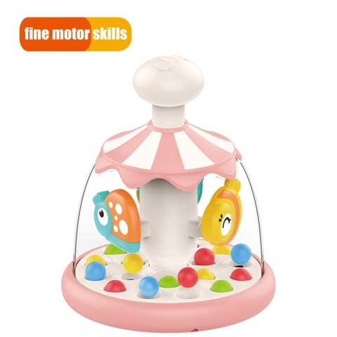 WOOPIE BABY Kolorowe Zwierzątka Różowy Bączek z Kulkami Karuzela WOOPIE BABY Kolorowe Zwierzątka Różowy Bączek z Kulkami Karuzela