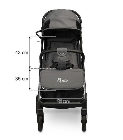 WÓZEK SPACEROWY BENTO GRAPHITE