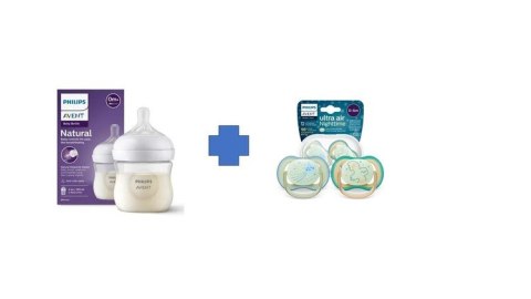 SCY900/01+SCF376/18 BUTELKA RESPONSYWNA NATURAL 125ML + SMOCZEK SCY900/01+SCF376/18 BUTELKA RESPONSYWNA NATURAL 125ML + SMOCZEK