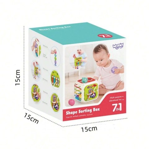 WOOPIE BABY Sensoryczna Edukacyjna Kostka Aktywności WOOPIE BABY Sensoryczna Edukacyjna Kostka Aktywności