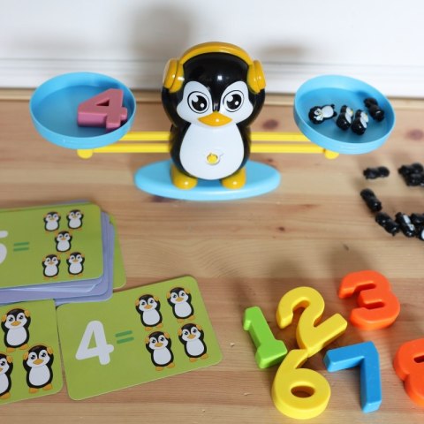 WOOPIE Waga Równoważnia Szalkowa Nauka Liczenia Pingwin 10 szt. WOOPIE Waga Równoważnia Szalkowa Nauka Liczenia Pingwin 10 szt.