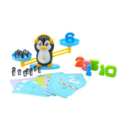 WOOPIE Waga Równoważnia Szalkowa Nauka Liczenia Pingwin 10 szt. WOOPIE Waga Równoważnia Szalkowa Nauka Liczenia Pingwin 10 szt.