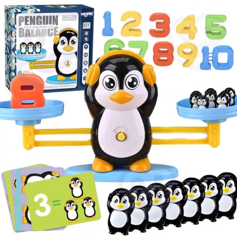 WOOPIE Waga Równoważnia Szalkowa Nauka Liczenia Pingwin 4 szt. WOOPIE Waga Równoważnia Szalkowa Nauka Liczenia Pingwin 4 szt.