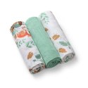 348/12 PIELUSZKI MUŚLINOWE 3SZT ZIELONE