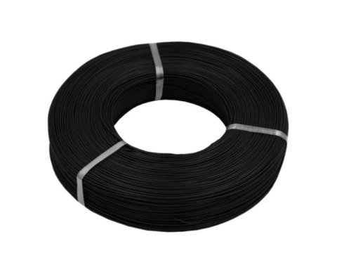 MSP Silikonowy przewód prądowy 28AWG 0,08mm2 1m CZARNY MSP Silikonowy przewód prądowy 28AWG 0,08mm2 1m CZARNY