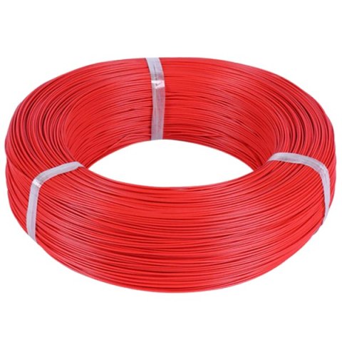 MSP Silikonowy przewód prądowy 28AWG 0,08mm2 1m CZERWONY MSP Silikonowy przewód prądowy 28AWG 0,08mm2 1m CZERWONY