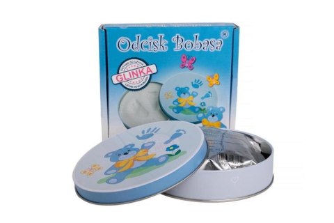 ZESTAW ODCISK BOBASA NIEBIESKI