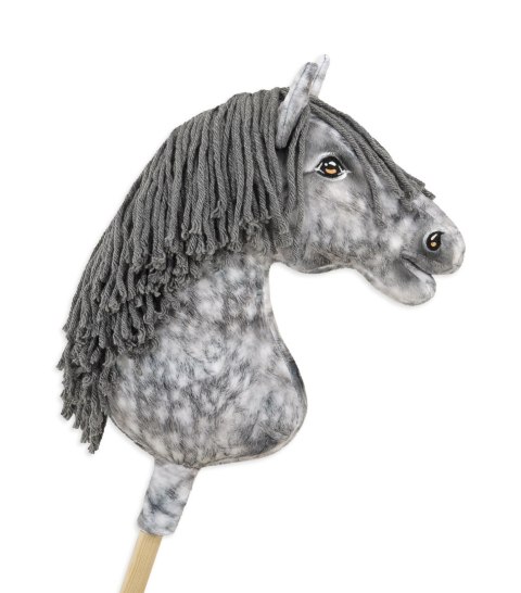 Hobby Horse Duży koń na kiju Premium - siwek jabłkowity z siwą grzywą A3 Hobby Horse Duży koń na kiju Premium - siwek jabłkowity z siwą grzywą A3